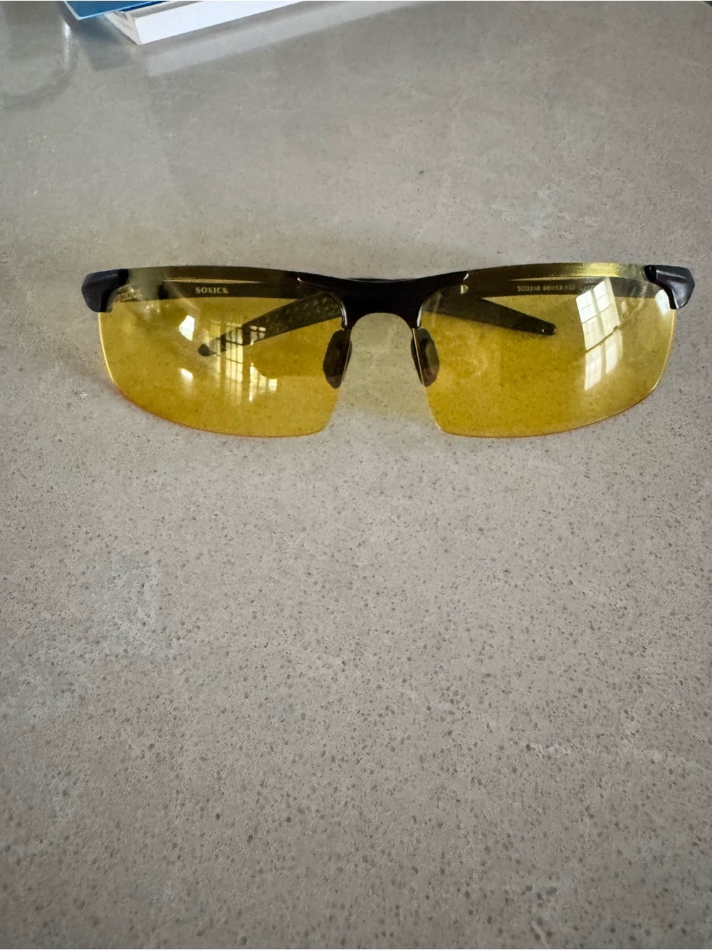 SOXICK Yellow Lens Sports
Sunglasses Shield Wrap
Cycling Running Glasses